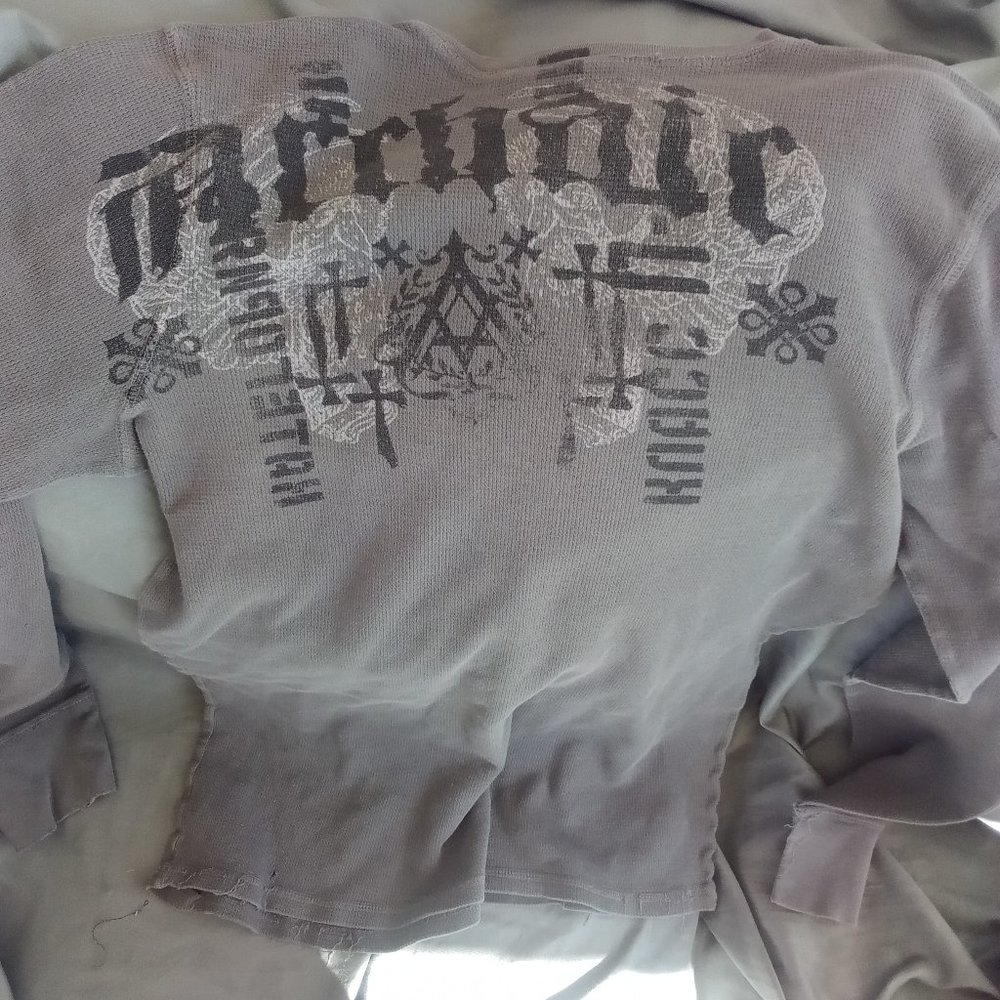 Mens Archaic Affliction thermal long sleeve shirt